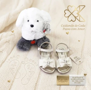 SANDALIA SUAMI BABY ANJINHO OFF WHITE KLIN 234002 (ANJO NÃO FALA MAIS)