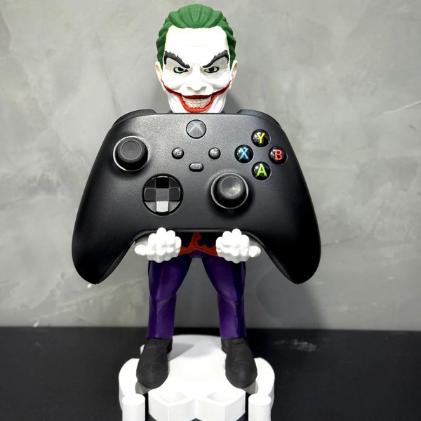 Suporte Premium Para Controle de Playstation e Xbox Coringa (Jooker) de luxo pintado a mão Pronta Entrega com chaveiro de brinde