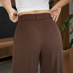 [LEVE 3 PAGUE 2] Calça Feminina Helena em Seda Gelo e Elastano (Elegante, confortável e irresistível!)