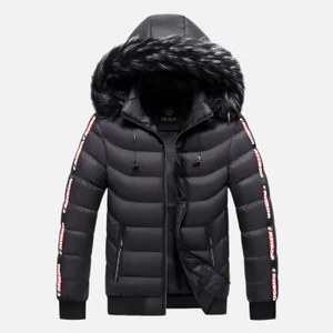 Jaqueta Puffer Masculina Capuz Forrado