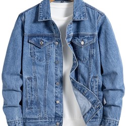 Jaqueta Jeans Masculina Marenzzo Urban Regular