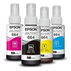 Refil De Tinta Epson T664 Amarelo - T664420-AL