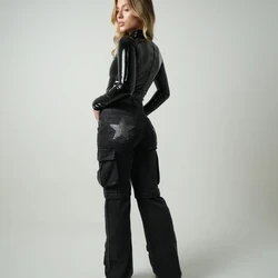 Velour Calça Cargo Star 