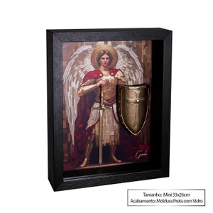 São Miguel Arcanjo Protetor 33x26