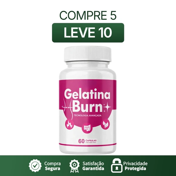 Gelatina Burn - Promoção + Frete Grátis