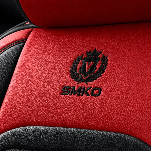 Kit Completo de Capas para Banco de Carro Velox  em Couro Legítimo Universal 5 Lugares Com Airbag + Tapetes e Capa de Volante