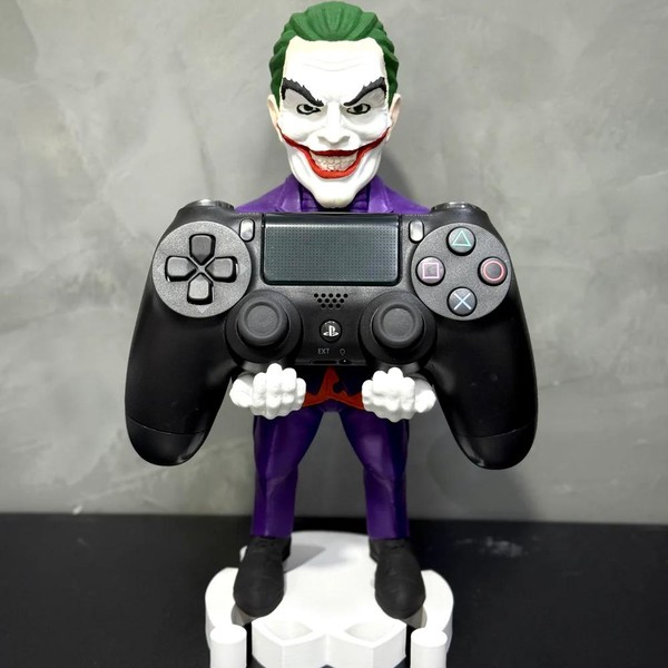 Suporte Premium Para Controle de Playstation e Xbox Coringa (Jooker) de luxo pintado a mão Pronta Entrega com chaveiro de brinde