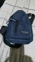 Mochila masculina bolsa impermeável de ombro pequena enviar cor aleatória