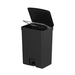 Lixeira com pedal com duplo compartimento Ou 30L Linha Trium