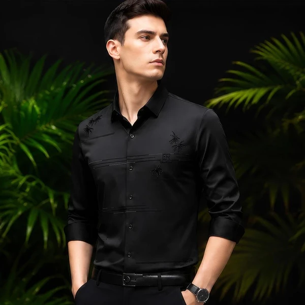 [LEVE 5 PAGUE 3] Camisa Masculina Valen Executive em Elastano Premium (Elegância de Homem Alfa)