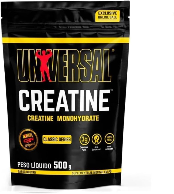 CREATINE - 500G - MONOHIDRATADA - UNIVERSAL NUTRITION