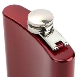 Cantil em Aço Inox - Vermelho (7oz)