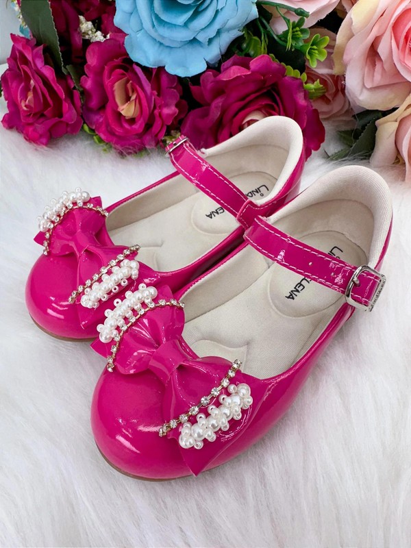 Sapatilha Flor Di Mila – Pink com Pérolas