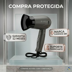 Secador Cadence Plié SEC190 Dobrável 1200W Bivolt 