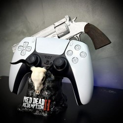  Suporte Premium Para Controle Ps5/ Ps4 e Xbox Red Dead Redemption 2 de luxo pintado a mão + CHAVEIRO DE BRINDE Pronta Entrega