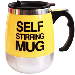 Caneca Com Mixer (amarelo)