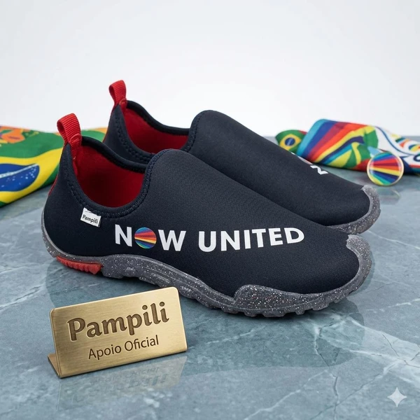 TENIS PAMPILI SUMMER PRETO TEC NOW UNITED - 655004