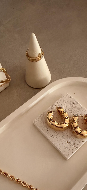 Anéis Trio Dourado