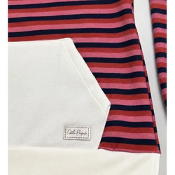 Conjunto Calça Moletom com Casaco Moletinho Listra
