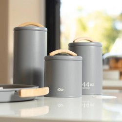 Pote mantimentos em Metal Ou 1,3L Linha Sense