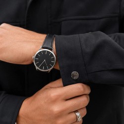 Jaqueta Masculina Montero em Algodão e Poliéster Interior Forrado e Bolsos Superiores +BRINDES: Relógio, Cinto e Carteria