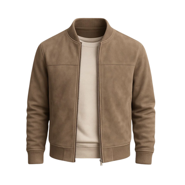 Jaqueta Masculina de Suede Old Money Matezzo