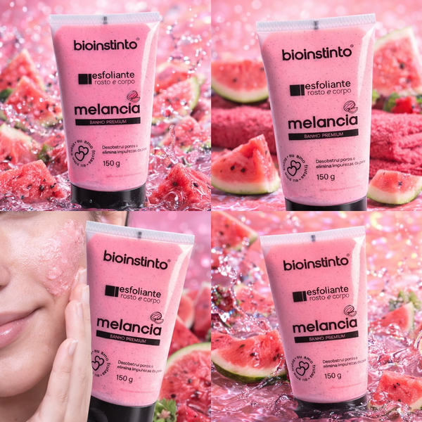 Esfoliante Corporal Facial Colágeno Melancia 150g