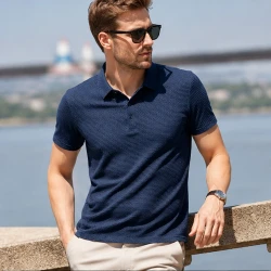 [LEVE 5 PAGUE 3] Camisa Masculina Novex em Seda Gelo e Elastano (Luxo Masculino em Cada Detalhe)