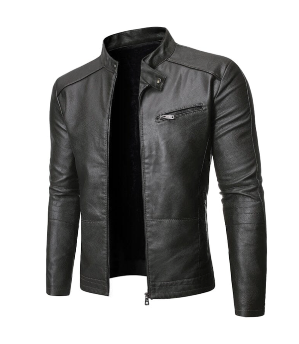 Jaqueta Masculina de Couro Madrid