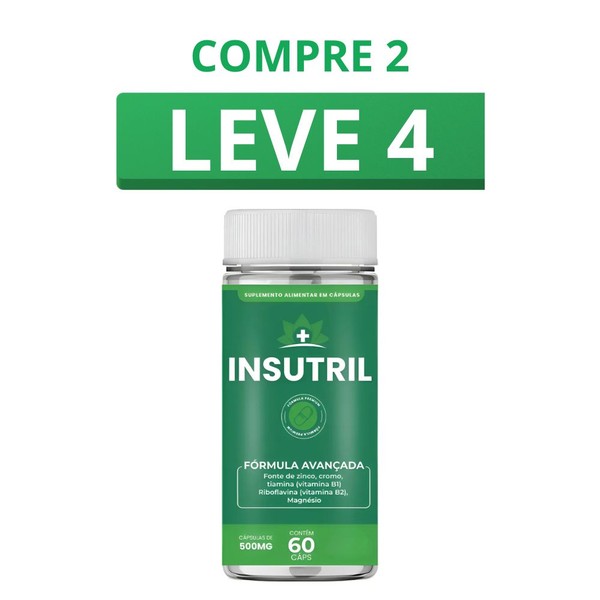 Insutril 60 Cápsulas + Frete Grátis