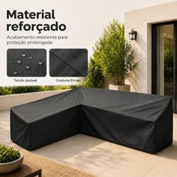Capa Impermeável para Sofá em L