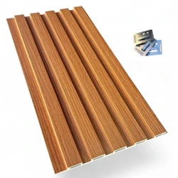 Painel Ripado WPC revestido com filme 2,90m x 0,15m