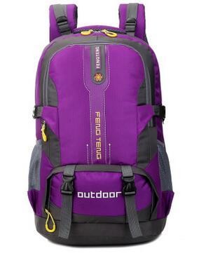 Mochila impermeável 50l bolsa de viagem de grande capacidade mochila de estudante