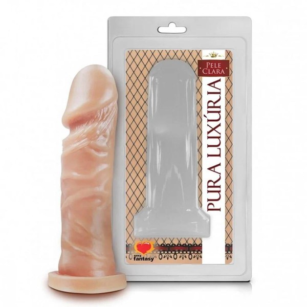 PÊNIS REALÍSTICO MACIÇO SEM ESCROTO 15,3X4CM SEXY FANTASY