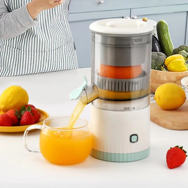 Espremedor Elétrico Recarregável USB para Laranja e Limão | Suco Natural em Segundos