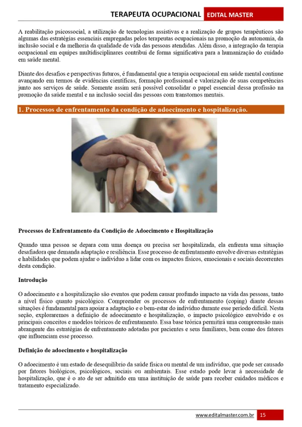 Terapeuta Ocupacional - Ministério da Saúde