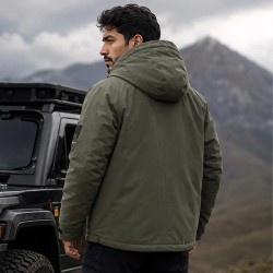 [LEVE 2 PAGUE 1] Jaqueta Masculina Valkor com Forro Térmico +3BRINDES: Relógio, Cinto e Carteira