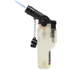 Isqueiro Maçarico Angle Jet Plus Zengaz - Transparente (1 Chama)