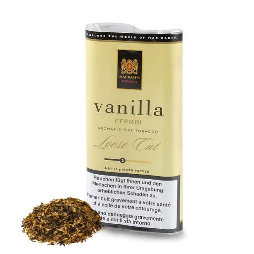 Fumo para Cachimbo Mac Baren Vanilla Cream - Pct (50g)