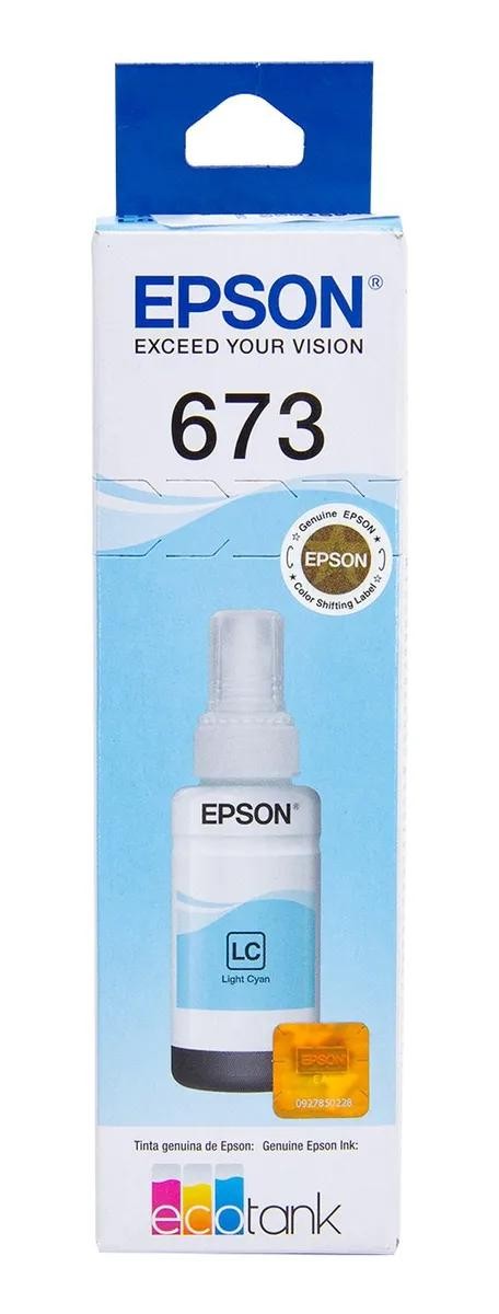 Refil Tinta Epson 673 Azul Ciano - T673520-AL