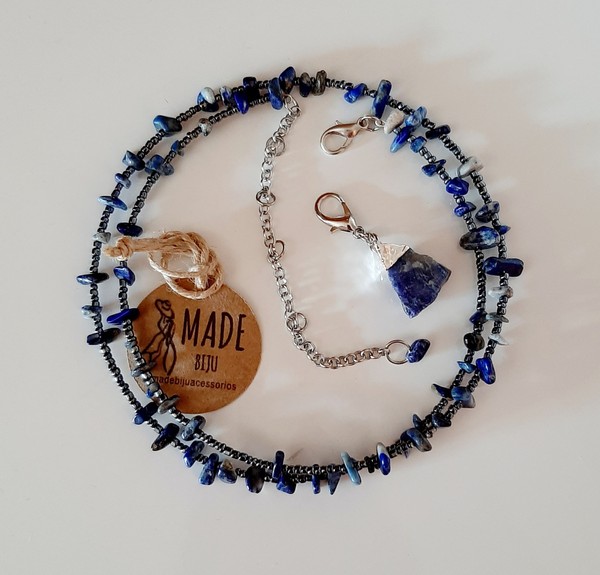 CHOKER LAZULI