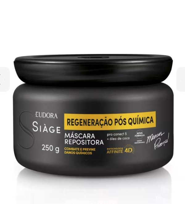 máscara regeneração pós química siage Eudora 250g