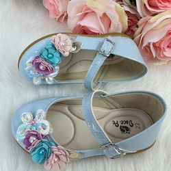 Sapatilha Doce Pé - Jardim Encantado - Azul Bebê