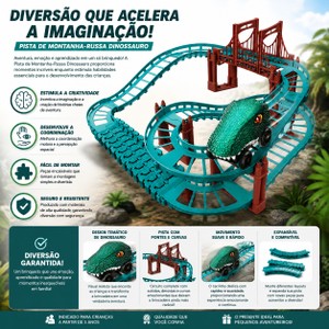 Pista de Montanha-Russa Dinossauro