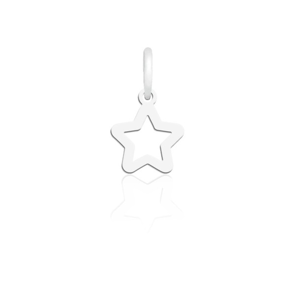 Pingente Infantil Laser Estrela Vazada