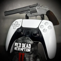 Suporte Premium Para Controle Ps5/ Ps4 e Xbox Red Dead Redemption 2 de luxo pintado a mão +CHAVEIRO DE BRINDE Pronta Entrega