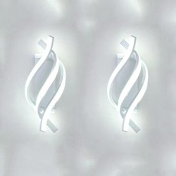 Arandela de Parede LED com Design Espiral e Estilo Moderno