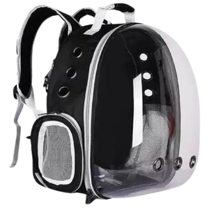 Mochila Pet Para Transporte De Cães E Gatos Visão Panorâmica