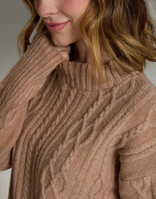 Blusa Trançada Varena De Inverno Velour