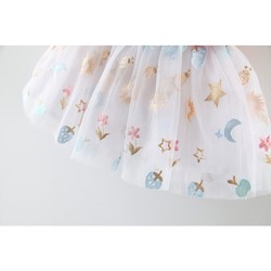 Vestido Tule Estrelinhas